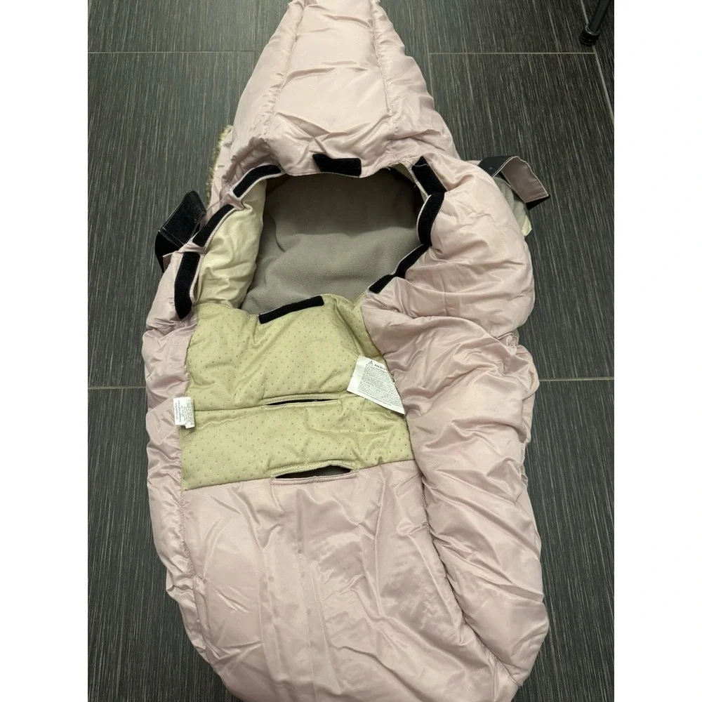 7 AM Enfant Le Sac Igloo LS500 Stoller Cover Pink Sz Large 18 Month - 3T No Back